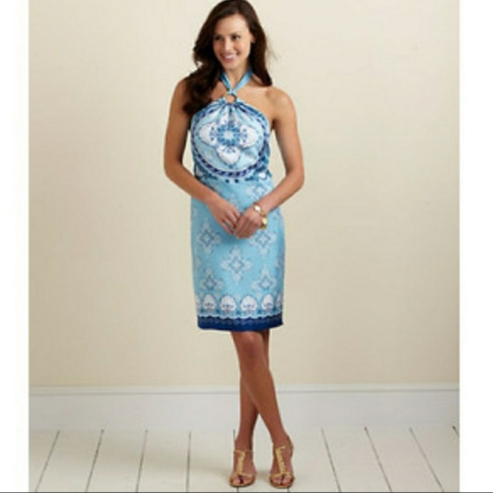 NWT Vineyard Vines Summerland Scarf Dress sz 8